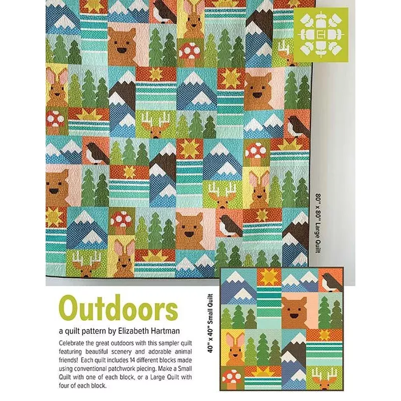 Outdoors Quilt Pattern by Elizabeth Hartman