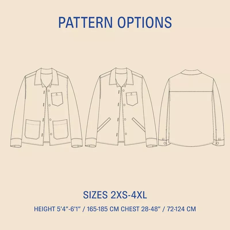 Overshirt sewing pattern