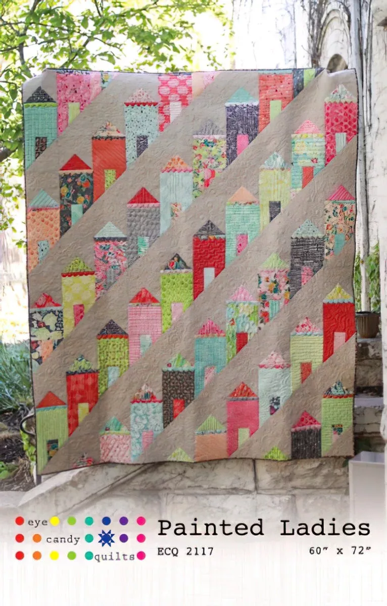 Painted Ladies Quilt Pattern by Eye Candy Quilts