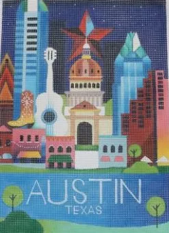 Painted Pony Designs – Austin Travel Poster