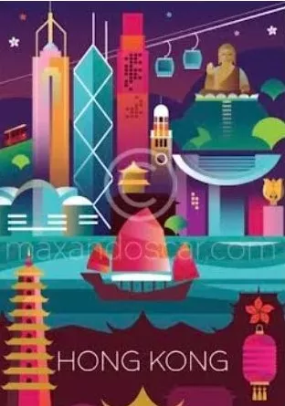 Painted Pony Designs – Hong Kong Travel Poster
