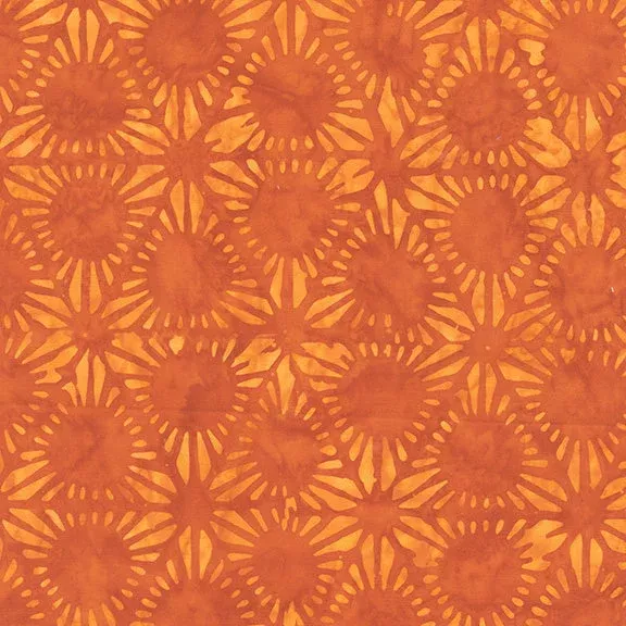 Painted Sky – Dazzle in Mandarin – Baliscapes – 20235Q-X – Half Yard (Preorder)
