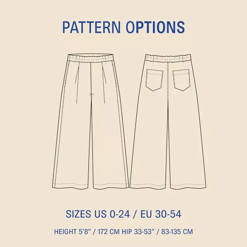 Palazzo Pants Sewing Pattern