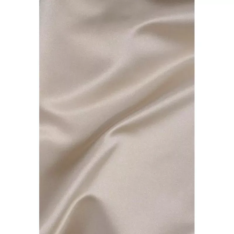 Pale Peach Silk Duchess Satin Fabric