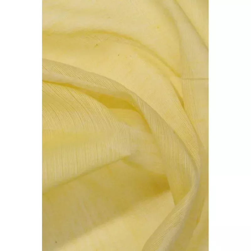 Pale Yellow Cotton Voile Fabric