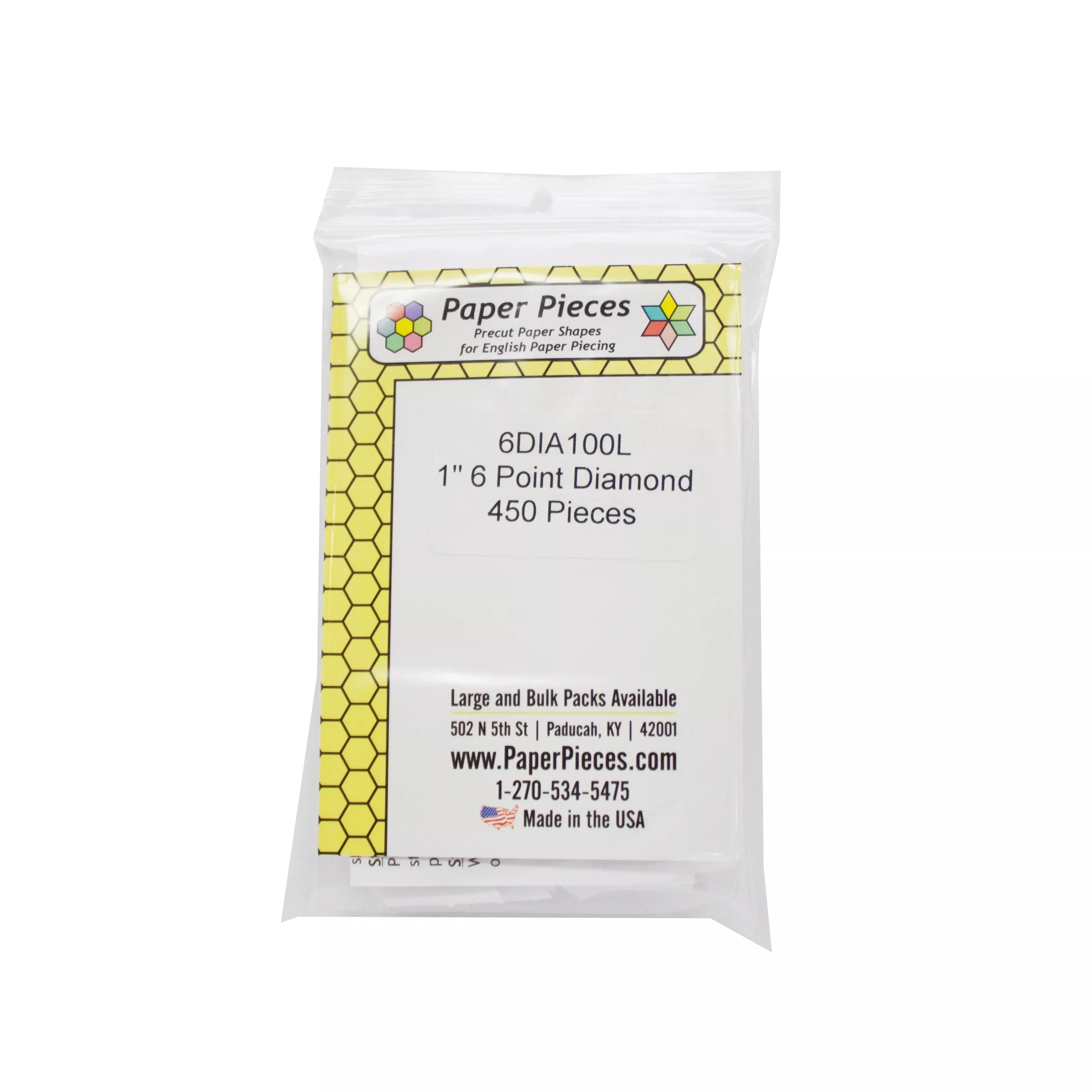 Paper Piece Diamond Pack 1in 450pc