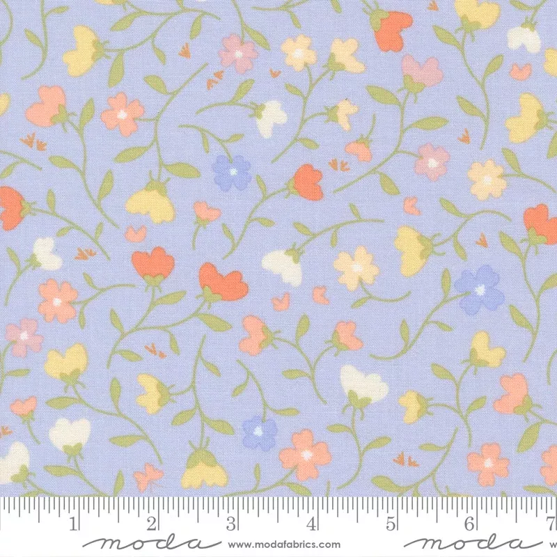 Pastel Prairie Mist Meadow Yardage by Heather Briggs for Moda Fabrics