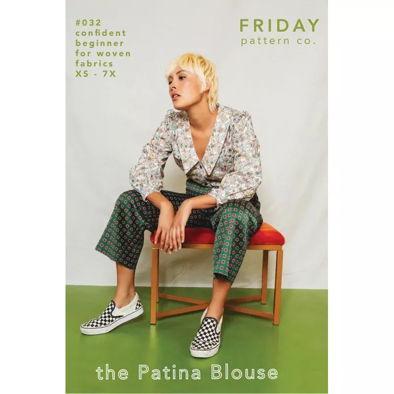 The Patina Blouse Pattern – sizes xs-7x