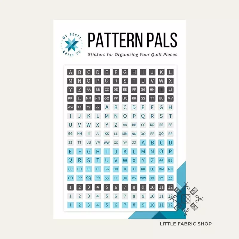 Pattern Pals | Stickers for Binding Clips