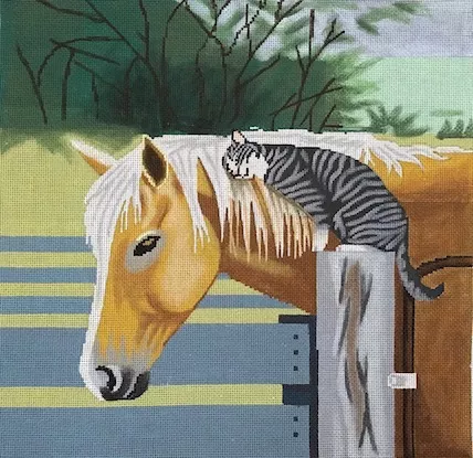 Patti Mann – Horse and Barn Cat
