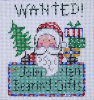Patti Mann – LizKate Wanted! Jolly Man Bearing Gifts