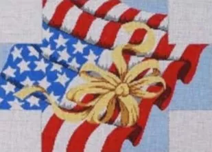 Patti Mann Needlepoint – Brick Cover Flag