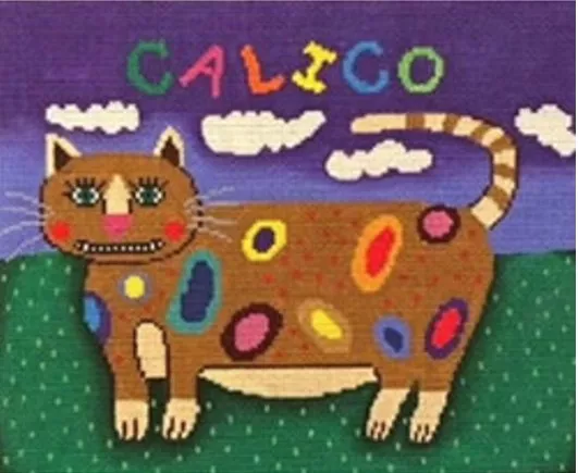 Patti Mann Needlepoint – Calico Cat