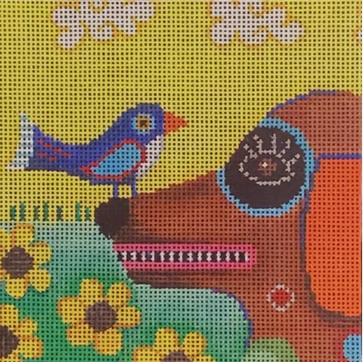 Patti Mann Needlepoint – Daisy Doggie