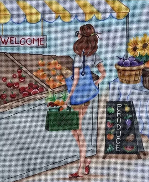 Patti Mann Needlepoint – Farmer’s Market