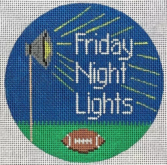 Patti Mann Needlepoint – Friday Night Lights Ornament