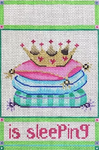 Patti Mann Needlepoint – ……. is Sleeping Crown