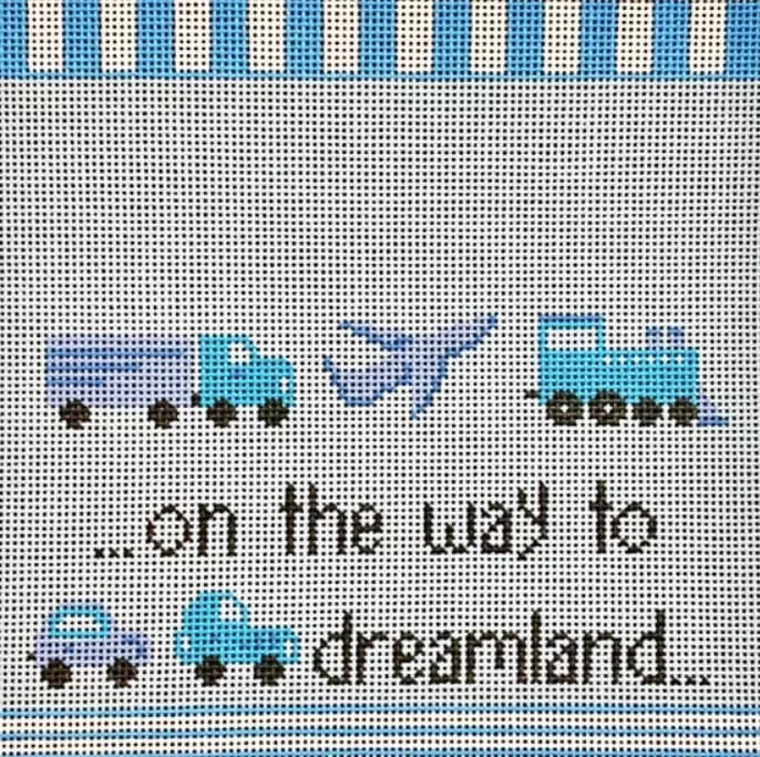 Patti Mann Needlepoint – On The Way to Dreamland Boy