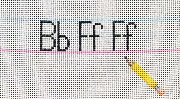 Patti Mann Needlepoint – Paper & Pencil, BFF