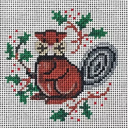Patti Mann Needlepoint – Sweet Beaver Ornament