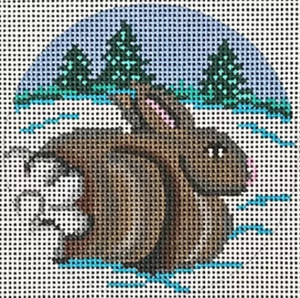 Patti Mann Needlepoint – Sweet Bunny Ornament