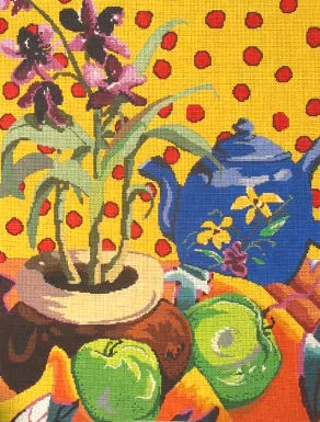 Patti Mann – Teapot and Green Apples