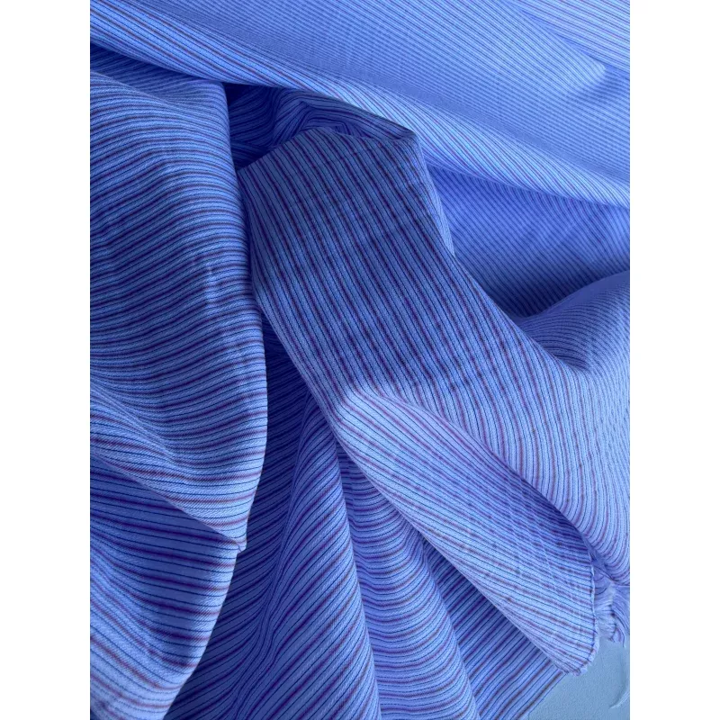PC CELIA 046 viscose/silk lilac stripes