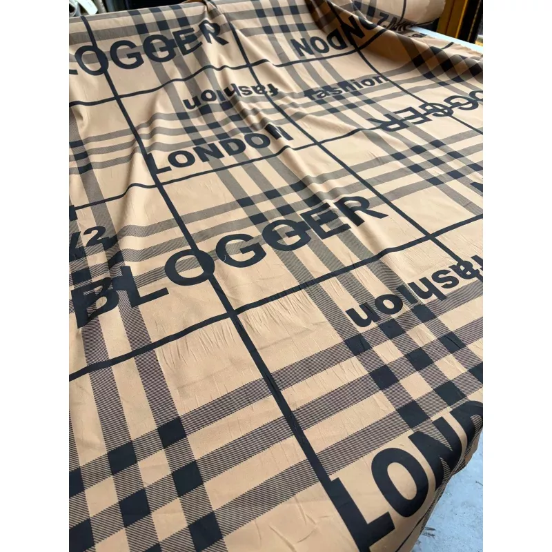 PC FLORIAN 014 cotton poplin stretch“London blogger”