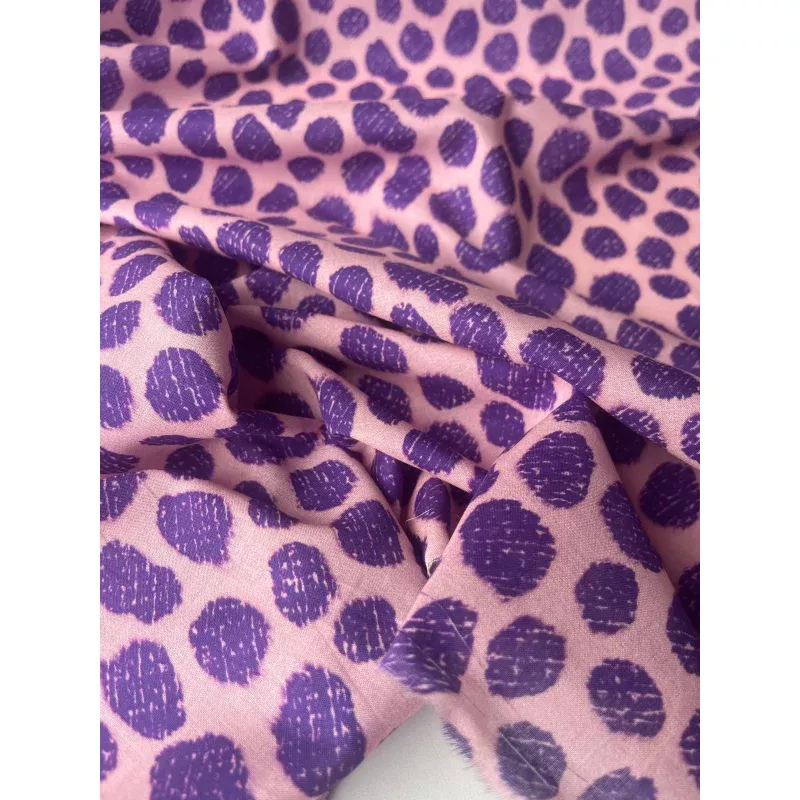 PC POLO 030 cotton voile digital dots