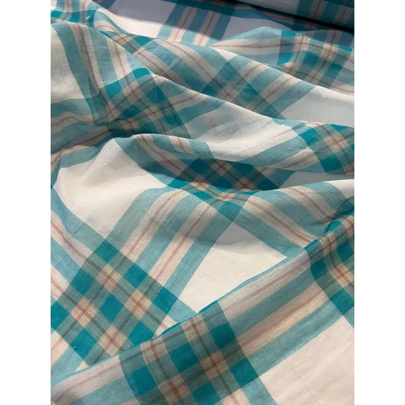 PC TOM 032 colourwoven cotton voile check