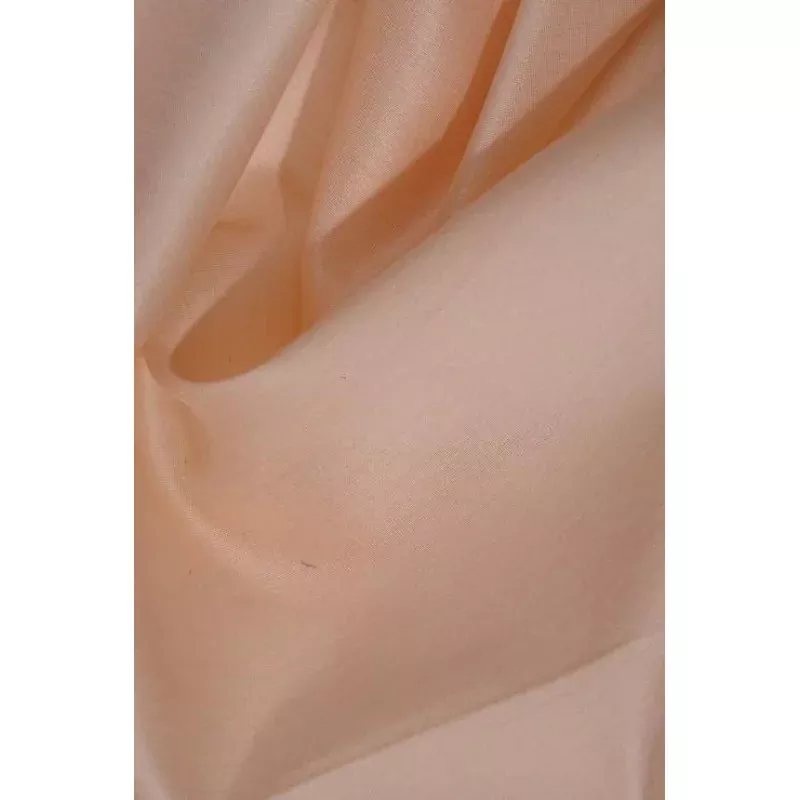 Peach Cotton Silk Fabric