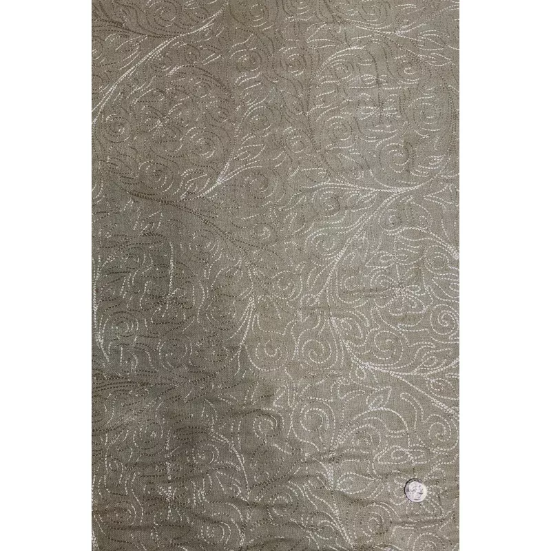 Pebble Stock Embroidered Silk Linen MEMT-018-24