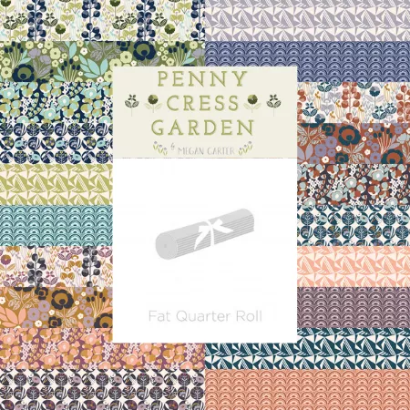 Penny Cress, Fat Quarter Roll, 20 pieces
