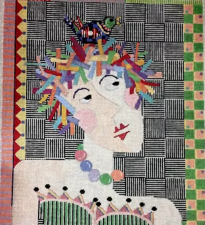 Penny MacLeod Needlepoint – Self Portrait