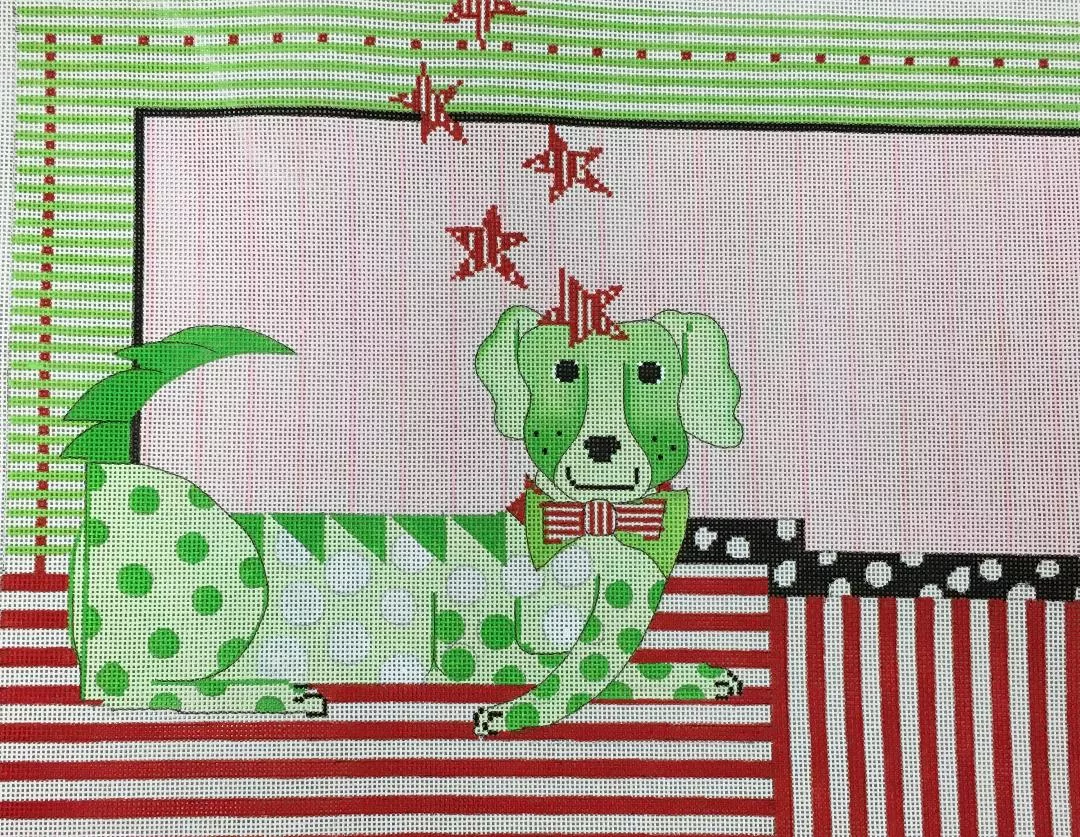 Penny MacLeod Needlepoint – Very Merry Dog