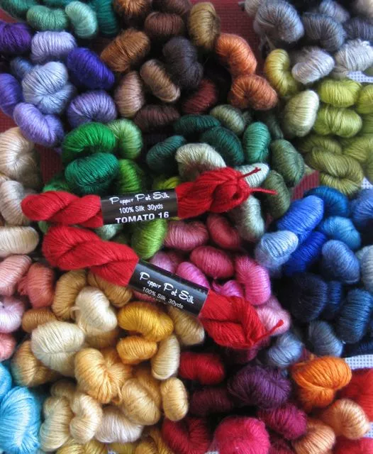 Pepper Pot Silk – Single Strand 100% Silk: Colors #001-100