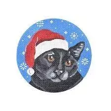 Pepperberry Black Cat Santa