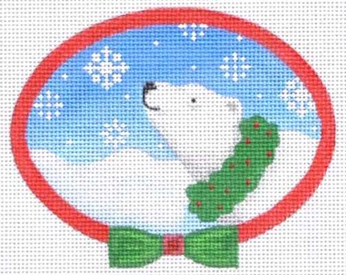 Pepperberry Designs – Polar Bear with Wreath