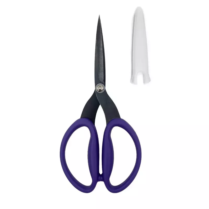 Perfect Scissors Purple 7-3 /4in Large Micro-Serrated Non-Slip Blade