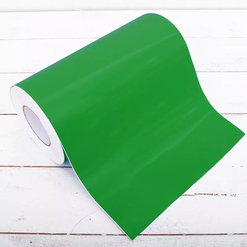 Permanent Vinyl Adhesive Bright Green – 12″ Wide X 5 Yd Roll