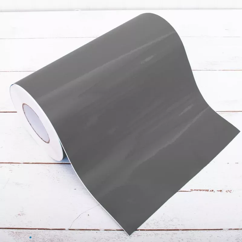 Permanent Vinyl Adhesive Dark Grey – 12″ Wide X 5 Yd Roll