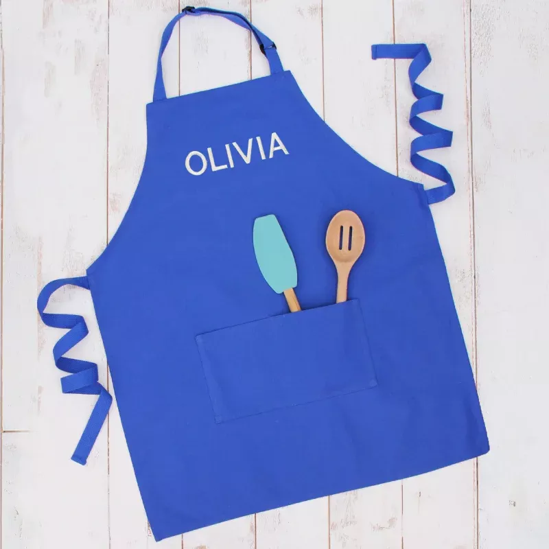 Personalized Canvas Aprons – Embroidered Name