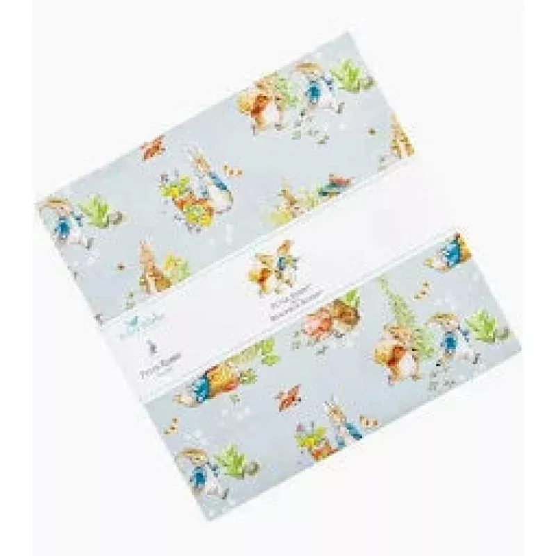 Peter Rabbit and Benjamin Bunny – Precut Quilting Cotton – 10″ Squares