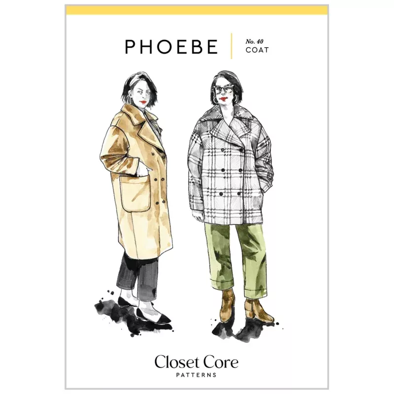 Phoebe Coat Pattern – sizes XXS – 4X