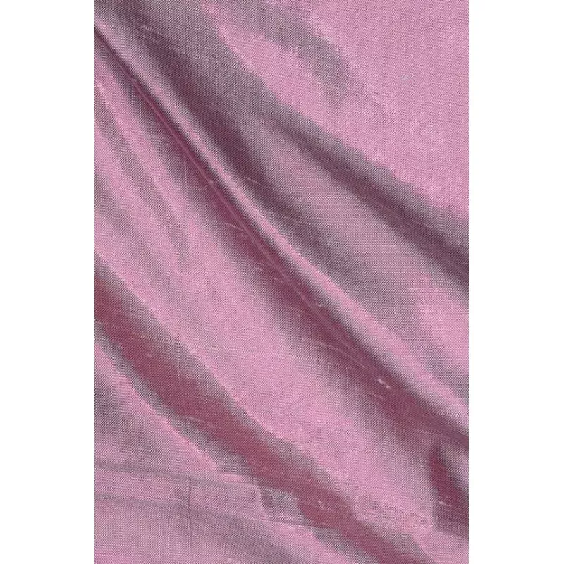 Pink Nectar Metallic Shantung Silk Fabric