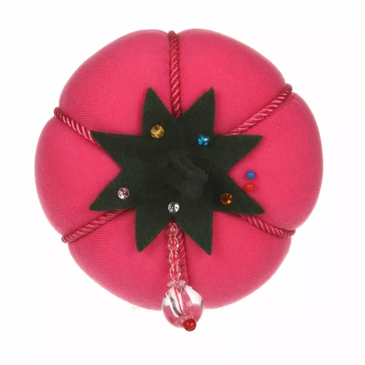 Pink Velvet Tomato Pincushion