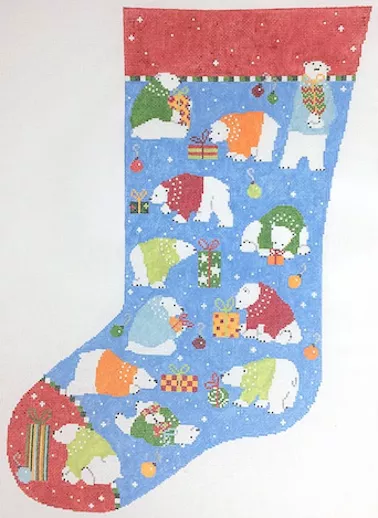Pippin Studio – Polar Bear Stocking