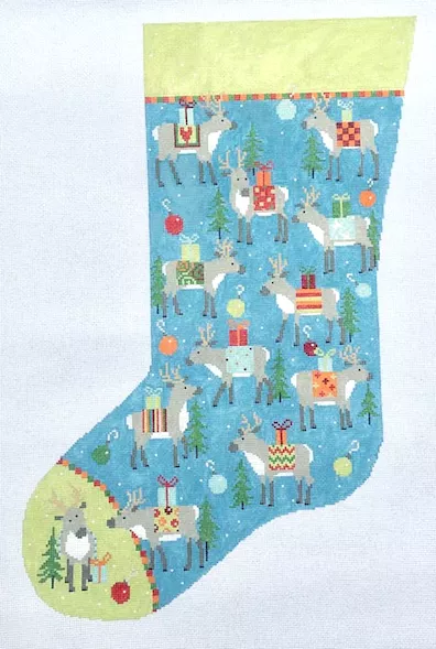Pippin Studio– Reindeer Stocking