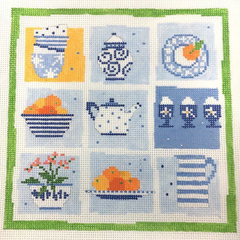 Pippin Studios – Blue & White Dishes