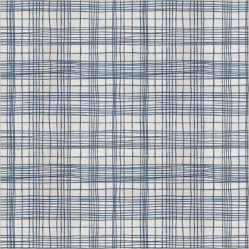 The Plaid One Marcia Derse 54932D-21 Nautical String Theory Plaid High Density Cotton